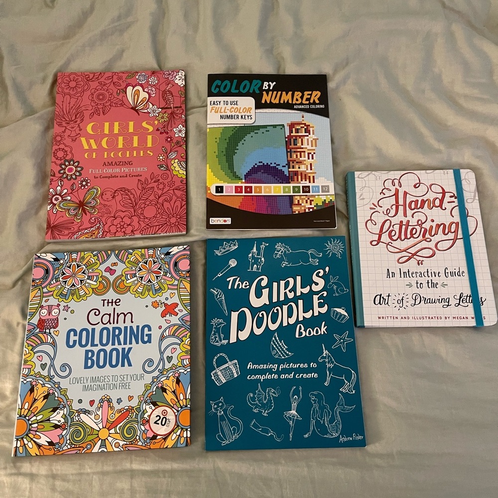 Adult Coloring Books Bundle